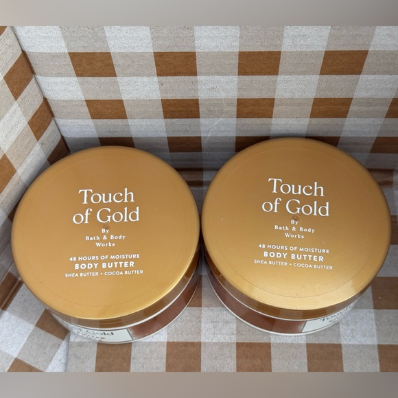 NEW B&BW(2)Touch of Gold 6.5 Oz BODY BUTTER x2 48 HOUR EXTREME MOISTURE&SCENT - Picture 2 of 5